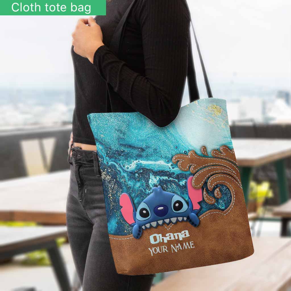 Ohana Summer Vibes - Personalized Ohana Tote Bag