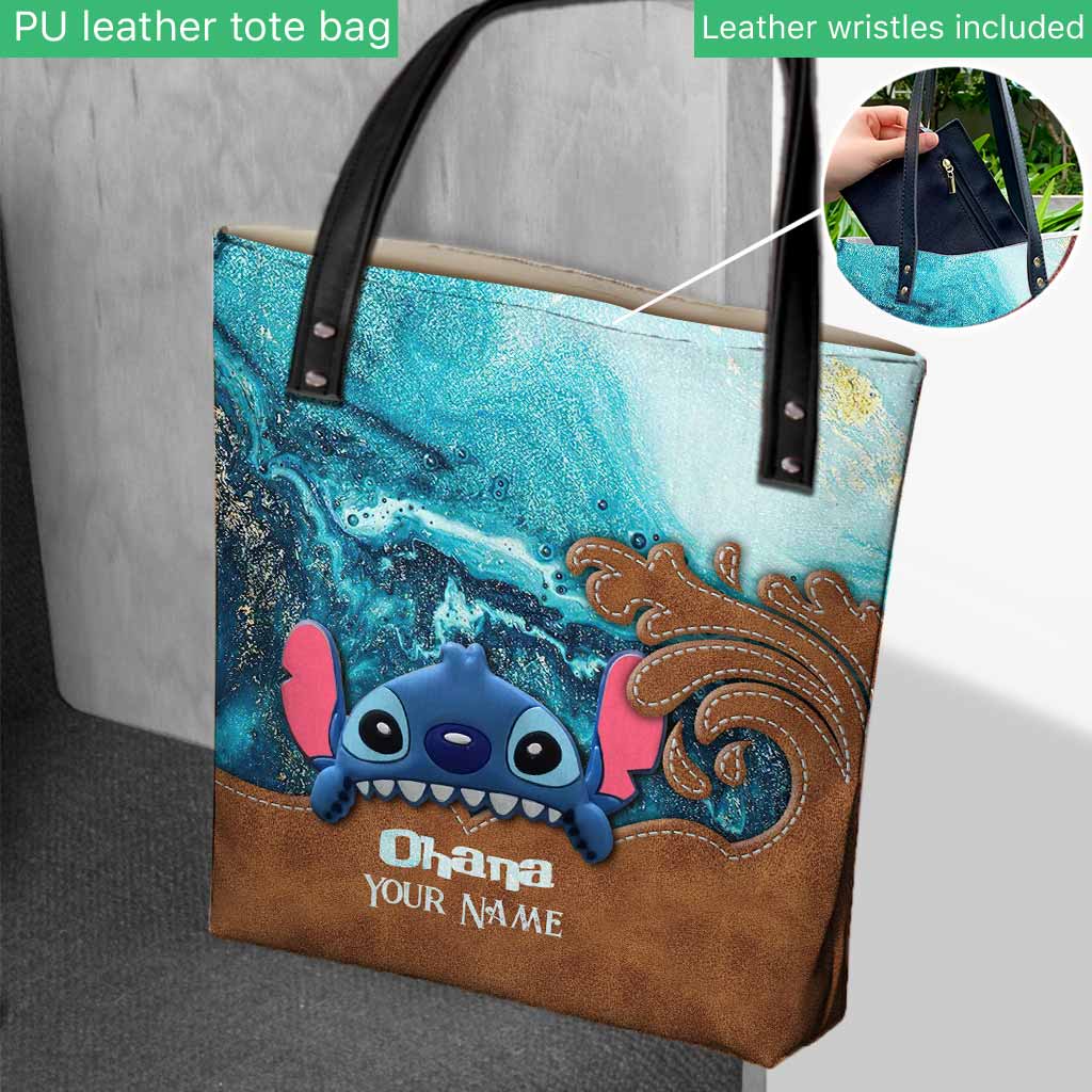 Ohana Summer Vibes - Personalized Ohana Tote Bag