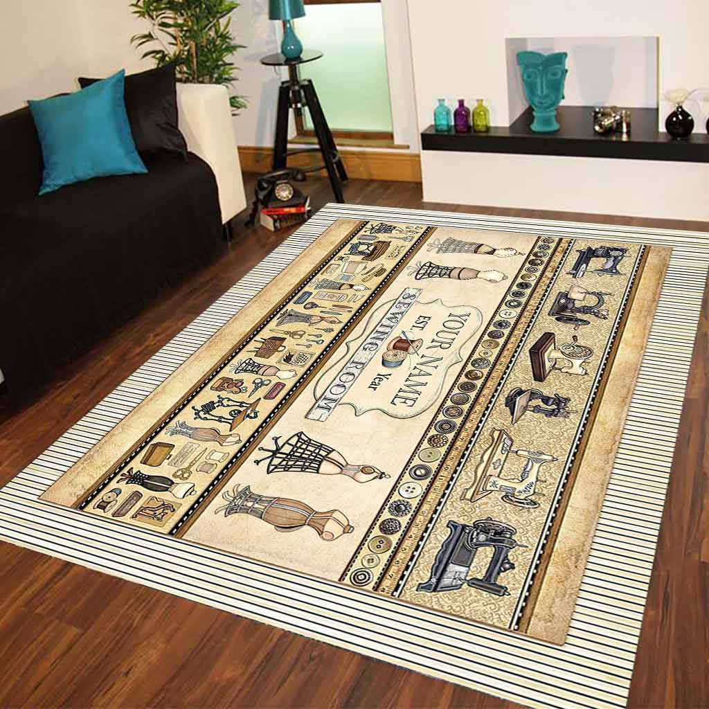 Sewing Room Personalized Rug