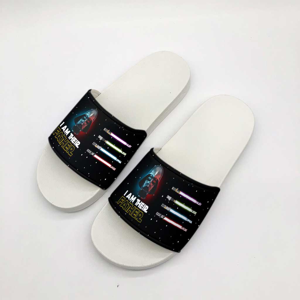 I Am Their Father - Personalized Father's Day Slide Sandals