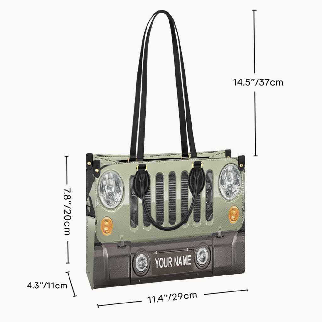 Wild Life Grill - Personalized Car Leather Handbag