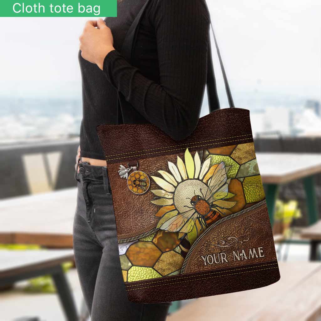 Love Bees Personalized  Tote Bag