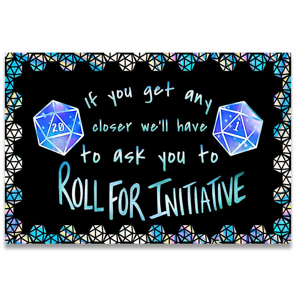 Roll For Initiative  - RPG Doormat 062021