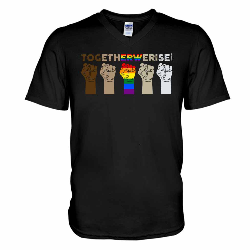 Together We Rise - LGBT Support T-shirt And Hoodie 062021