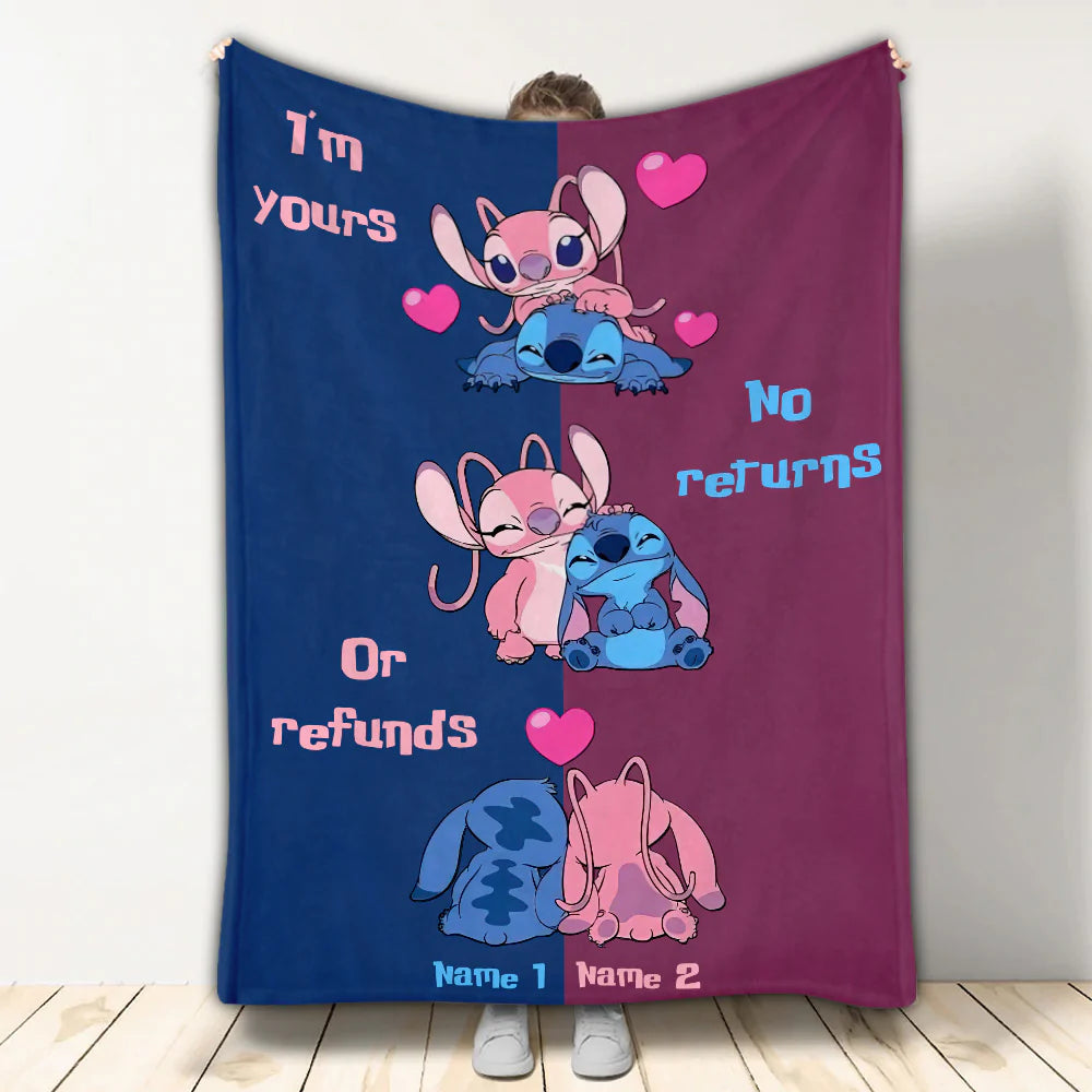 I'm Yours - Personalized Couple Ohana Blanket