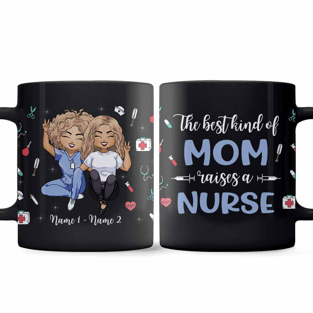 The Best Kind Of Mom - Personalized Mother's Day Nurse Mug