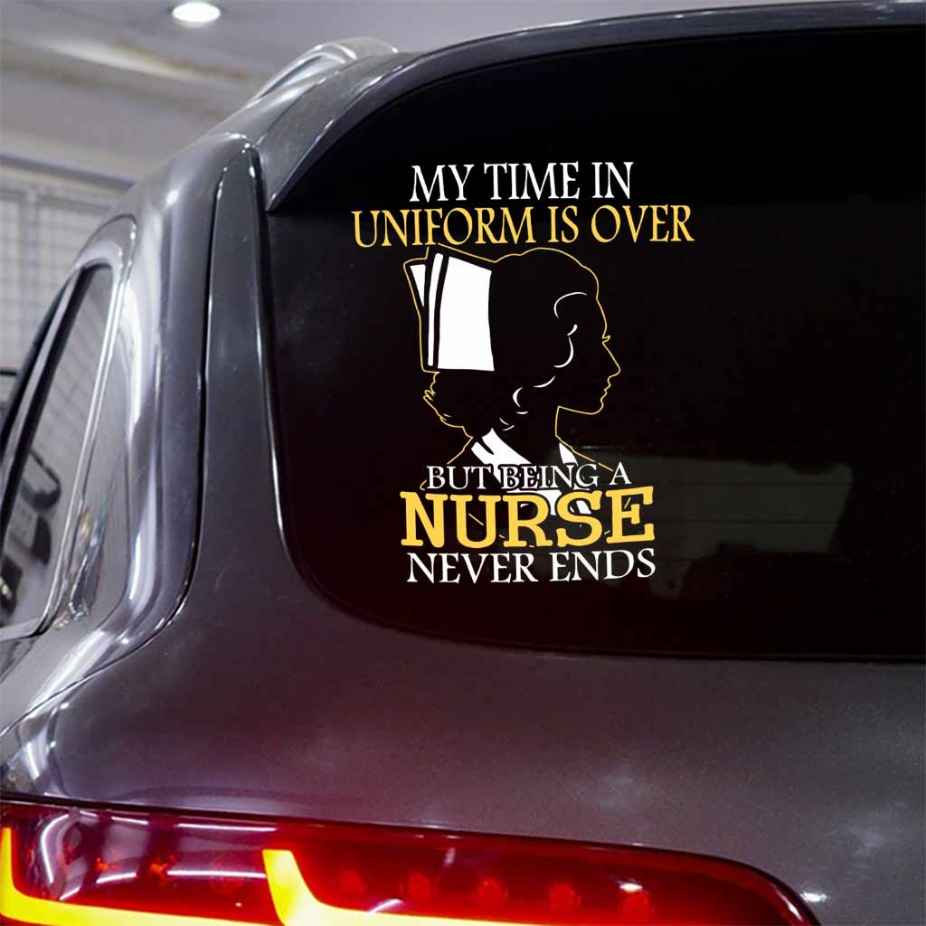 My Time In Uniform - Nurse Decal Full 062021