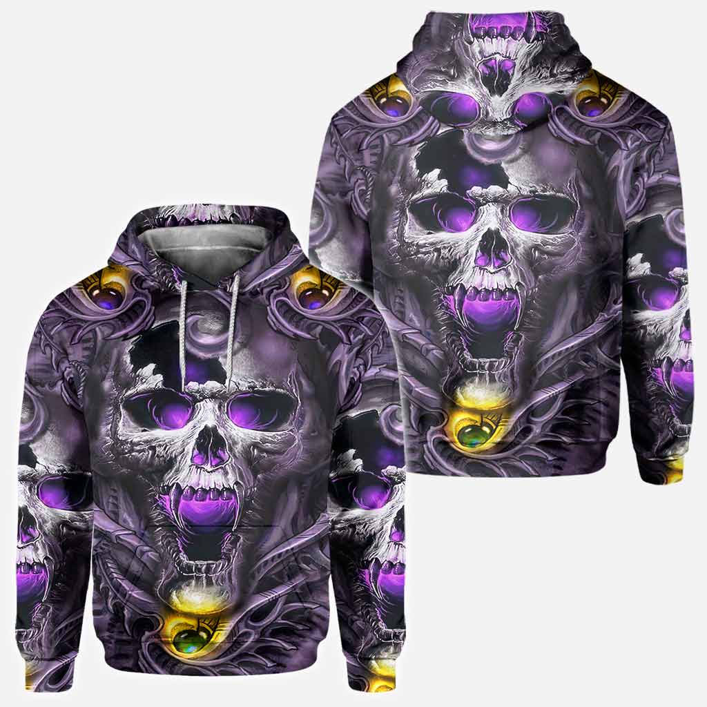 Skull All Over All Over T-shirt and Hoodie 062021