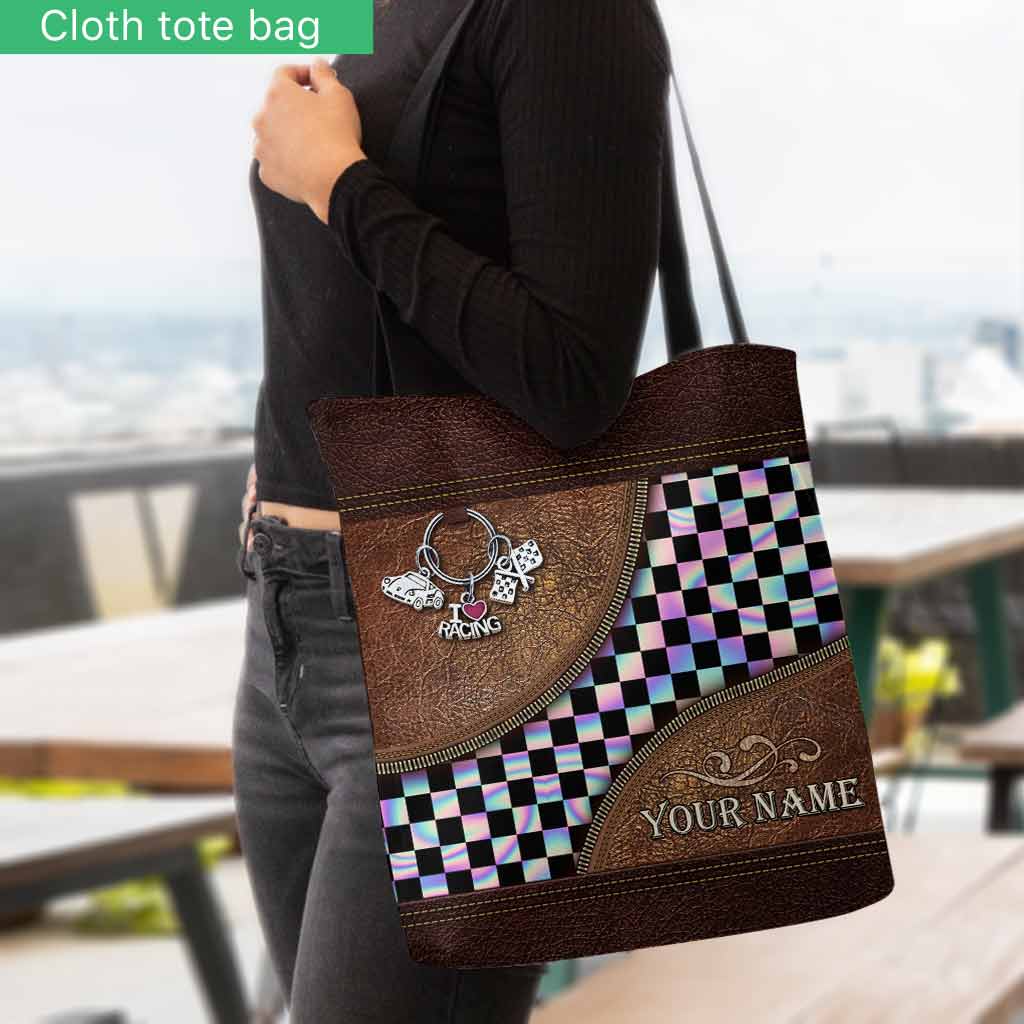 Racing Girls Personalized  Tote Bag 062021