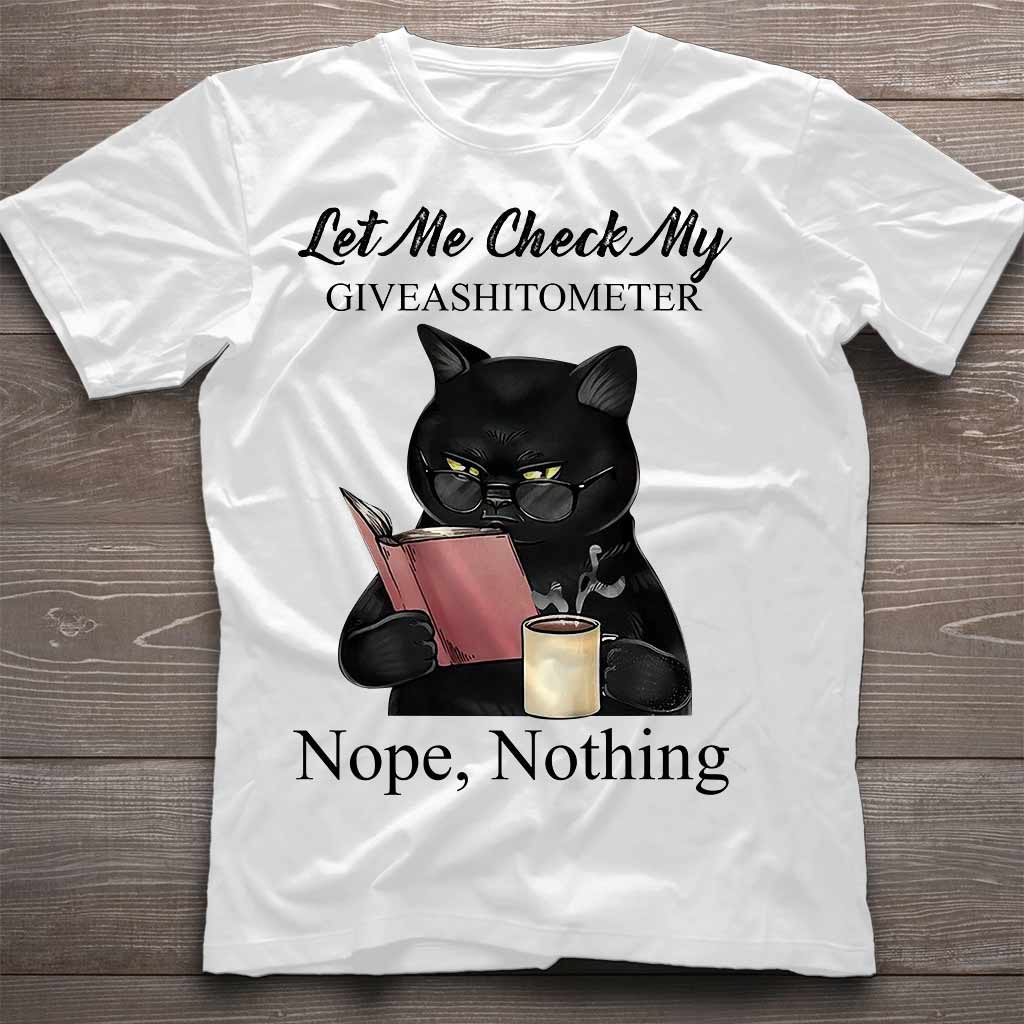 Let Me Check  - Black Cat T-shirt And Hoodie 062021