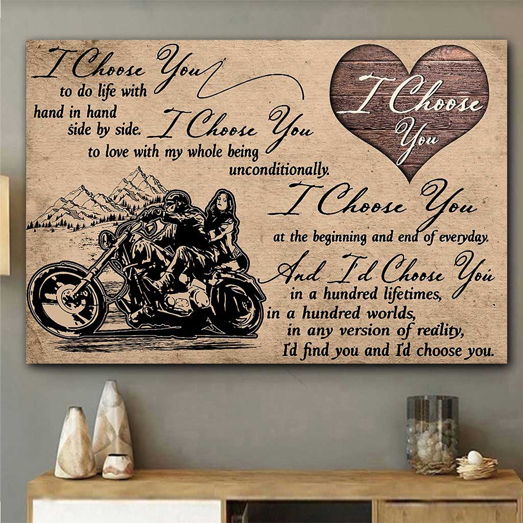 I Choose You - Biker Poster 062021
