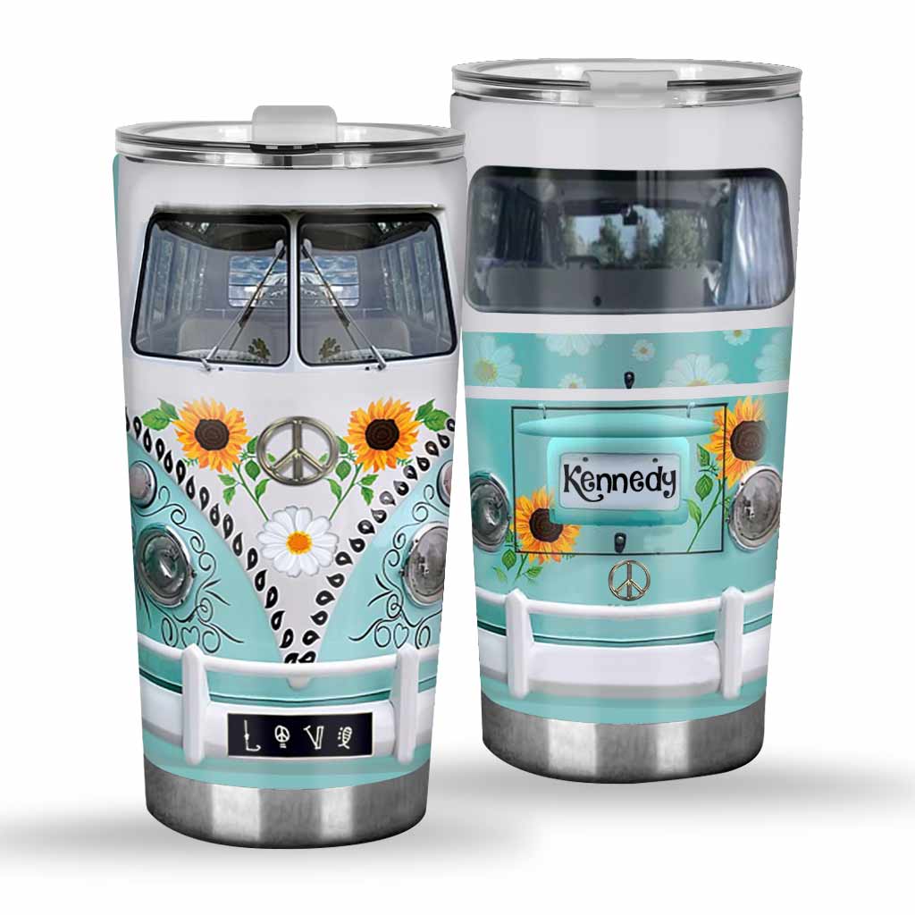 Hippie Van Personalized Tumbler 062021