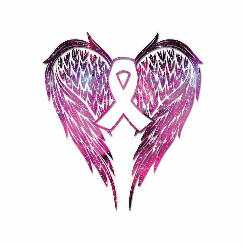 Wings  - Breast Cancer Awareness Decal Full 072021