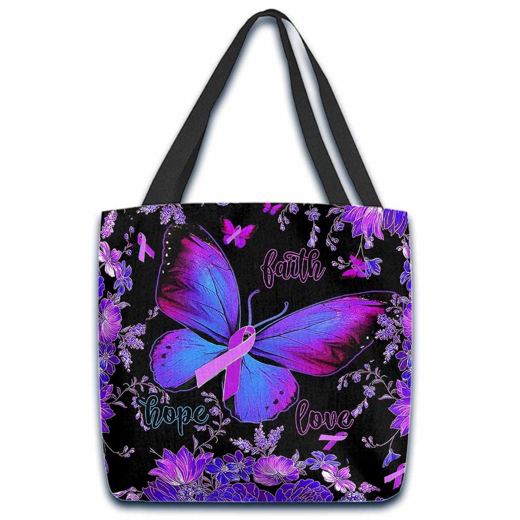 Faith Hope Love - Alzheimer Awareness Tote Bag 072021