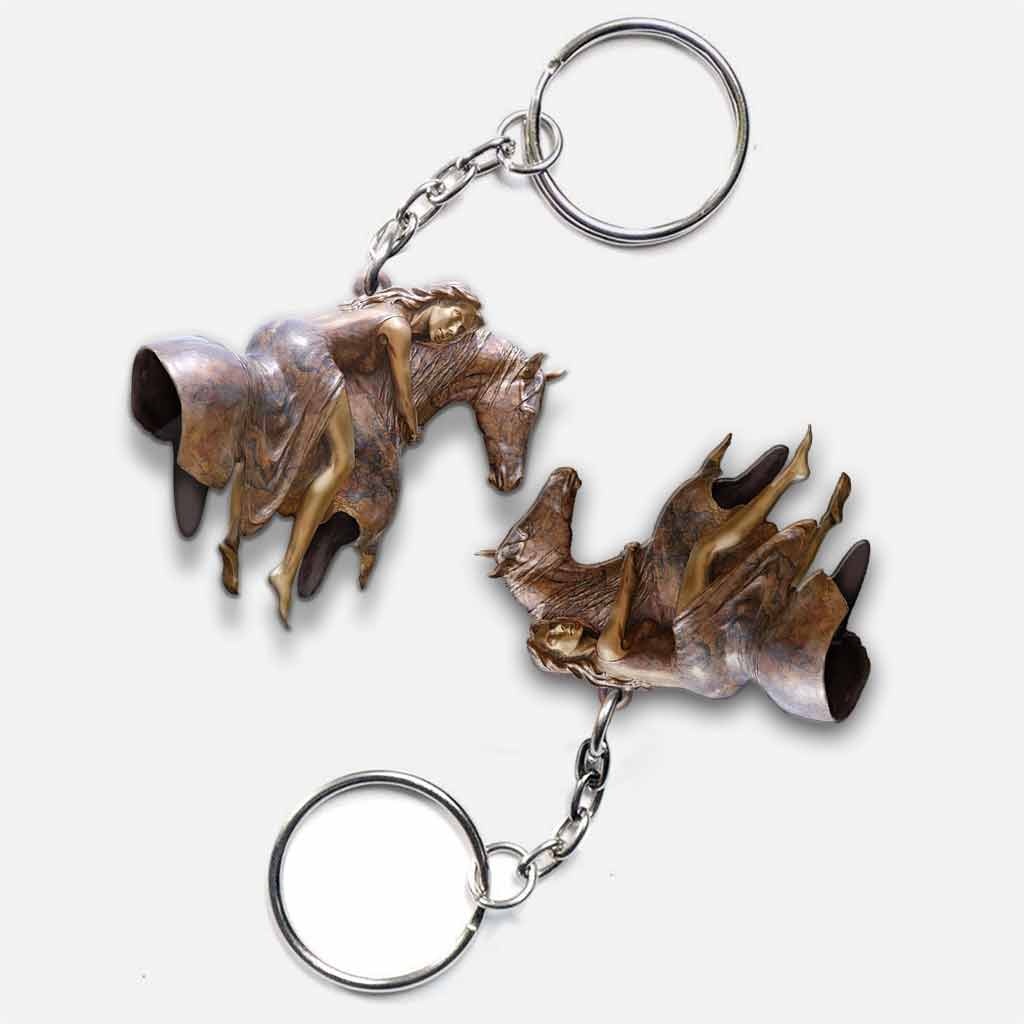 Love Horses - Keychain (Printed On Both Sides)