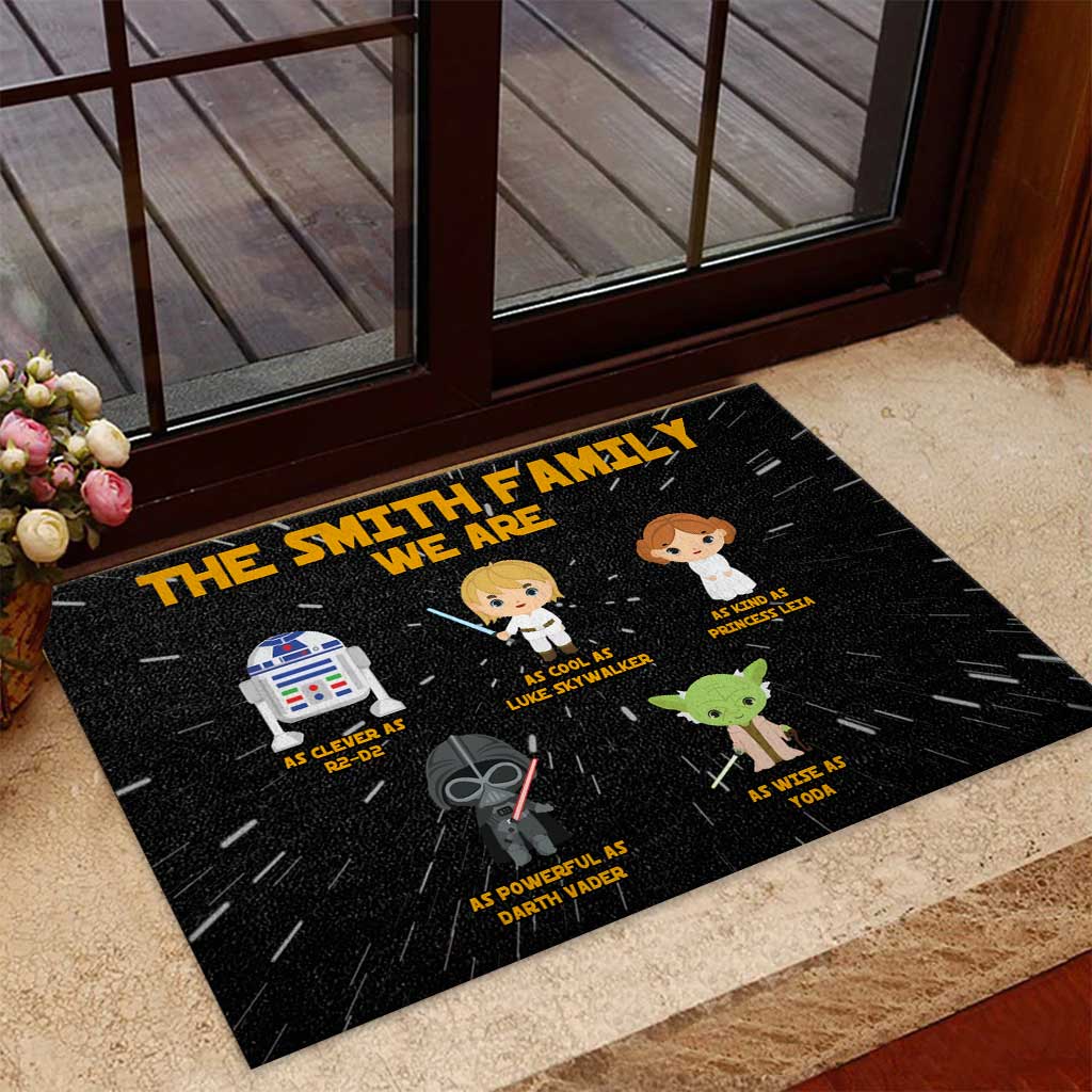 We Are The Force - Personalized Doormat