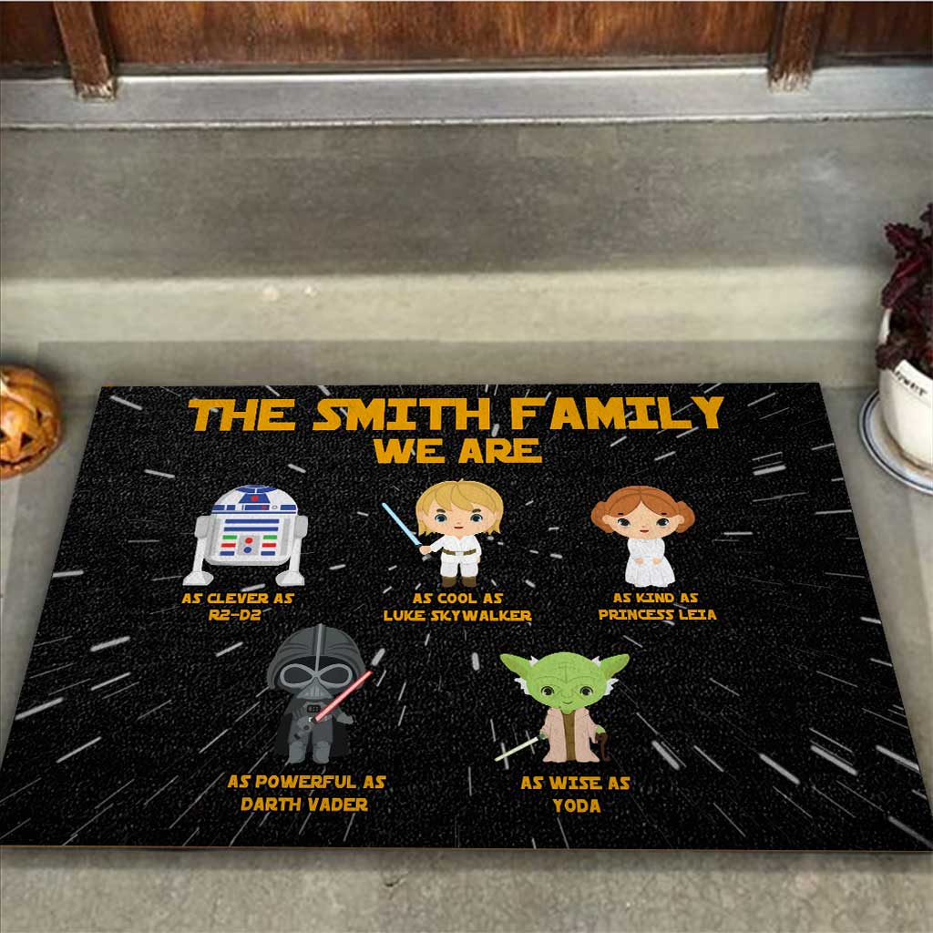 We Are The Force - Personalized Doormat