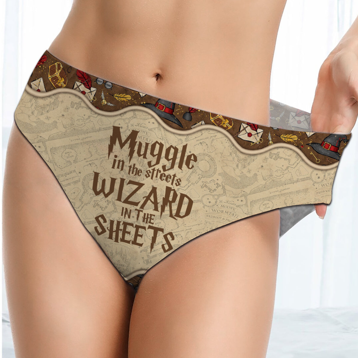 Muggle In The Streets Wizard In The Sheets The Magic World Women Briefs