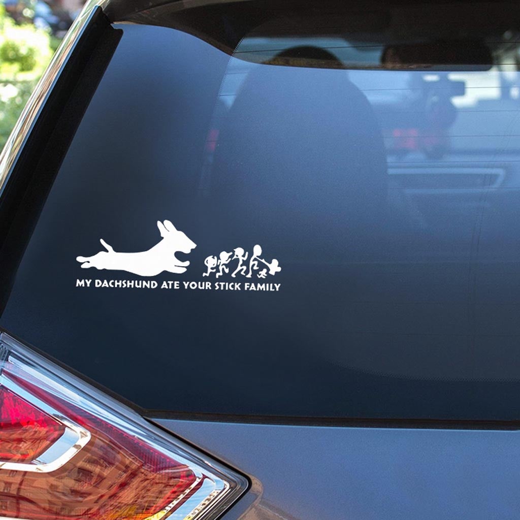 Cute Dachshund Decal Full 062021