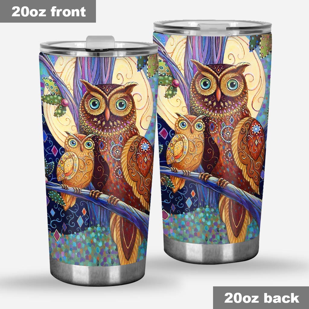 Owl Mandala Engraved YETI Rambler Tumbler Engraved Tumbler