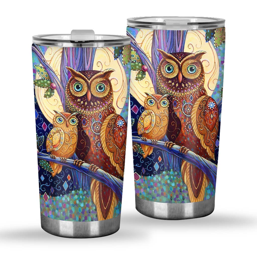 Owl Mandala - Engraved YETI Tumbler