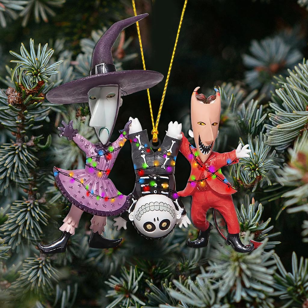 Time To Play - Christmas Nightmare Ornament (Printed On Both Sides)