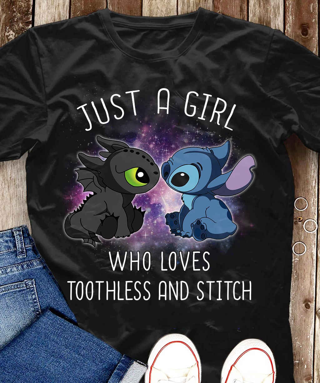 Just A Girl Who Loves Ohana T-shirt and Hoodie 1122