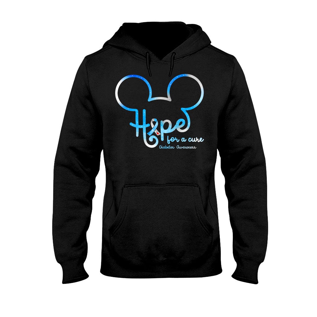 Hope For The Cure Diabetes Awareness T-shirt and Hoodie