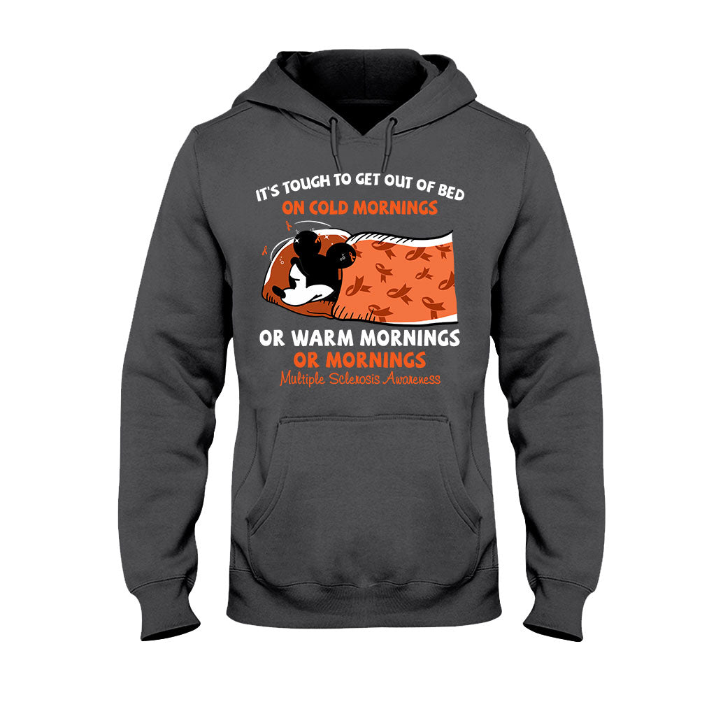 It's Tough To Get Out Of Bed - Orange March Multiple Sclerosis Awareness T-shirt and Hoodie