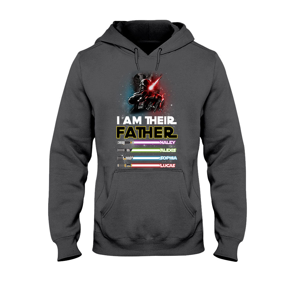 I Am Their Father - Personalized Father's Day The Force T-shirt and Hoodie