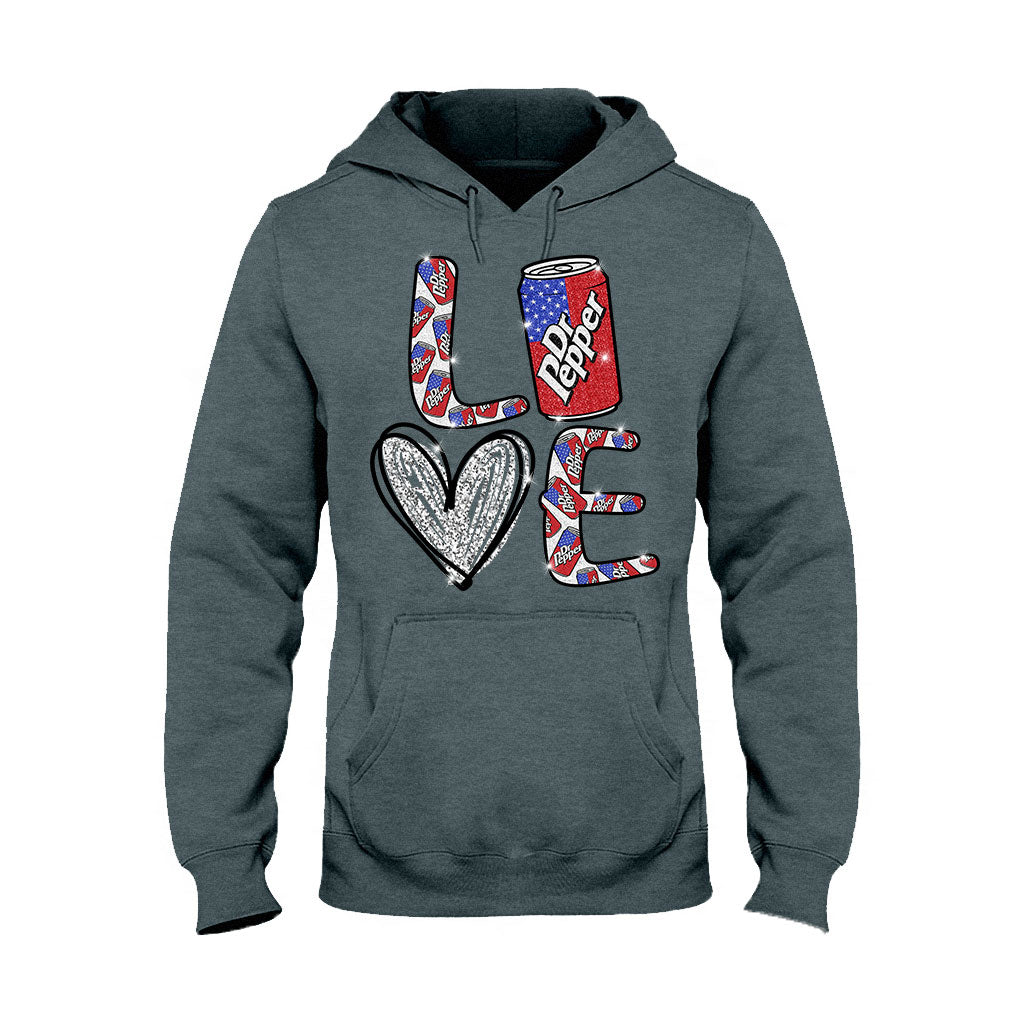 Love Summer Patriotic Texas Drink T-shirt and Hoodie