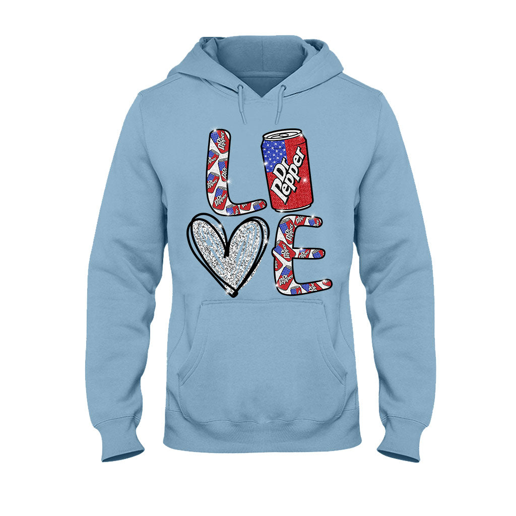 Love Summer Patriotic Texas Drink T-shirt and Hoodie