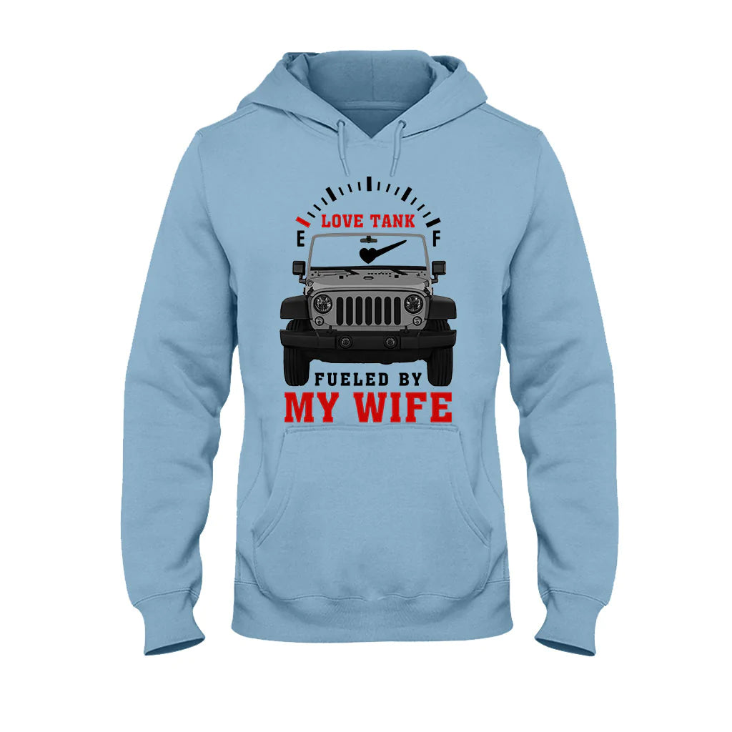Love Tank - Personalized Couple Car T-shirt and Hoodie