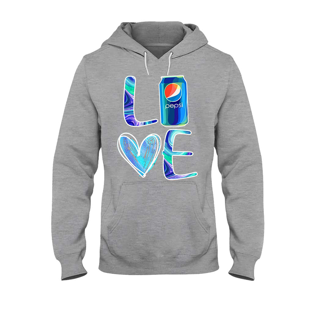 Love Summer Blue Soft Drink T-shirt and Hoodie