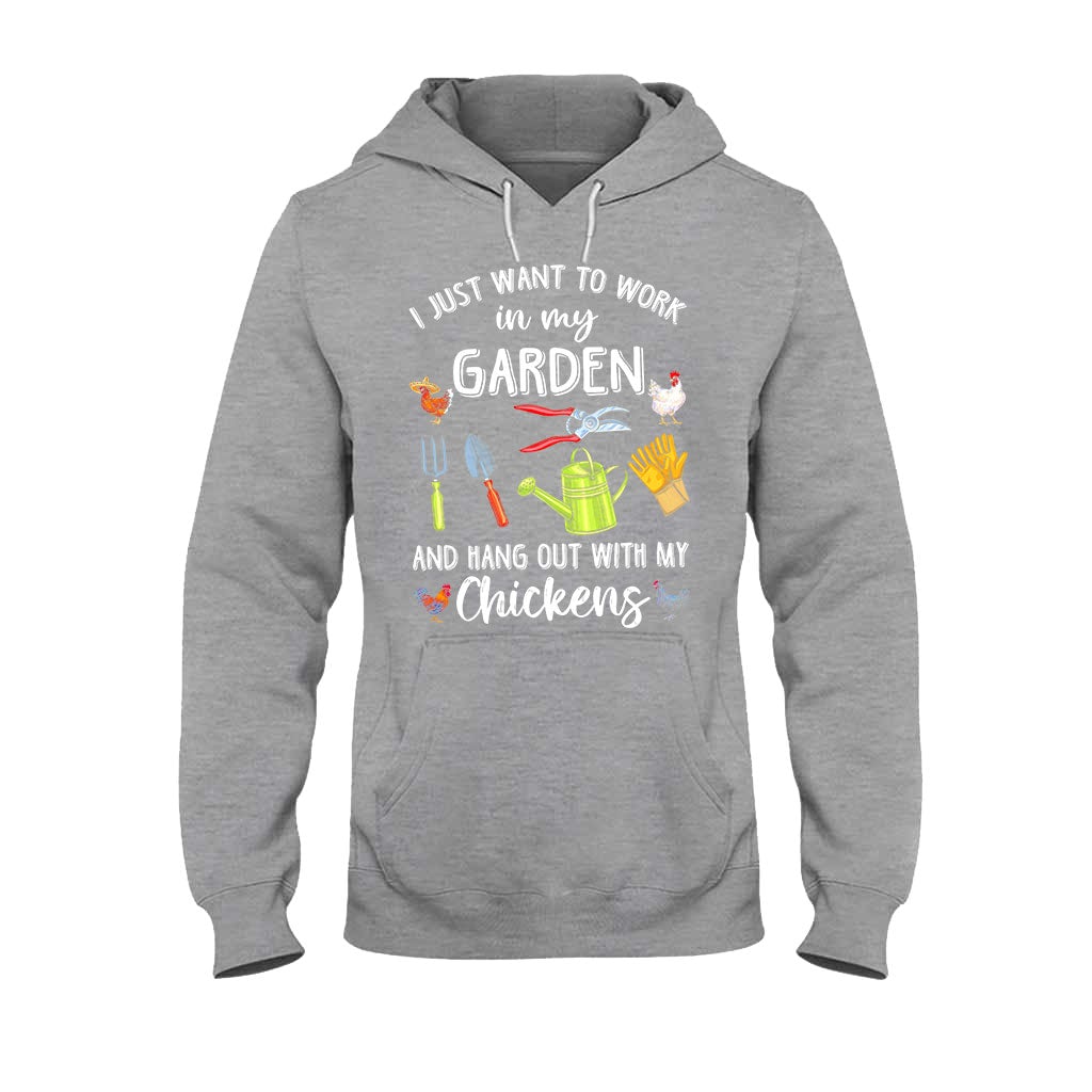 I Just Want To Work - Gardening T-shirt and Hoodie 112021