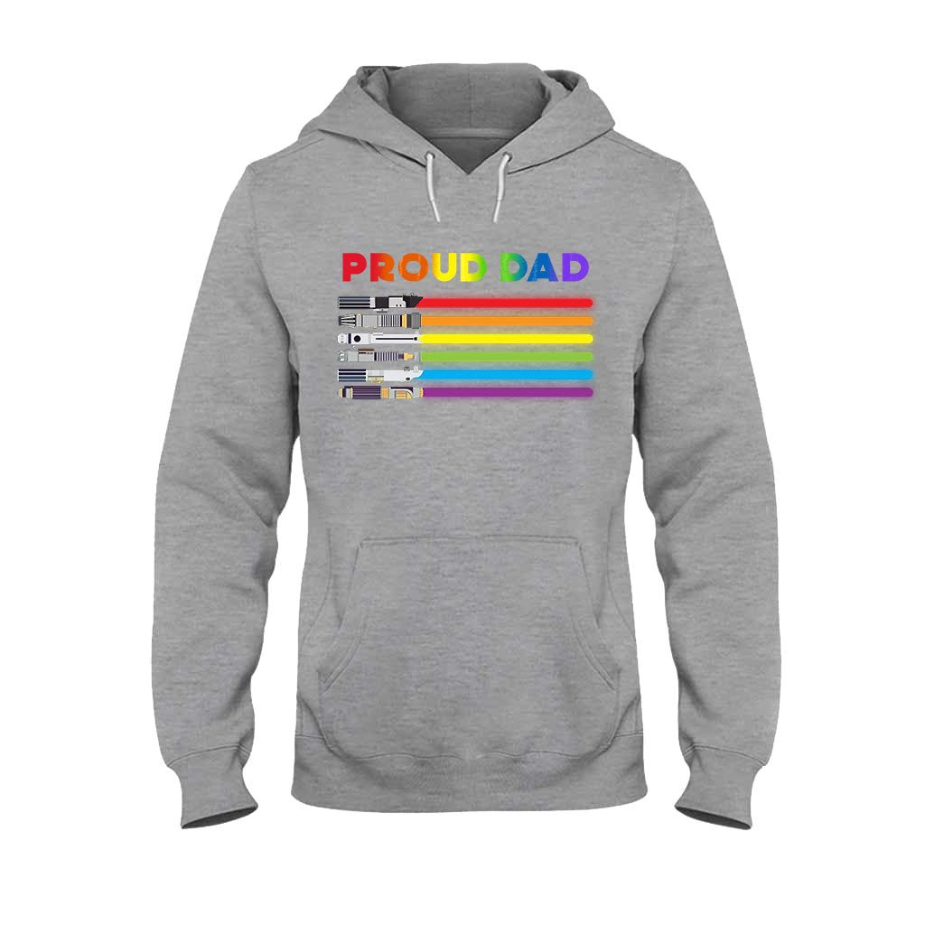 Proud Dad - Personalized LGBT Support T-shirt and Hoodie