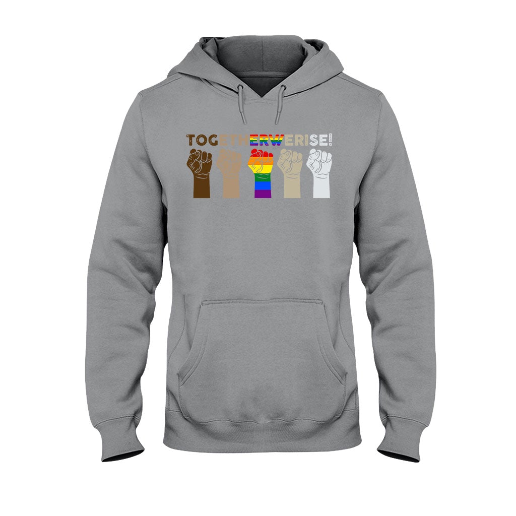 Together We Rise - LGBT Support T-shirt And Hoodie 062021