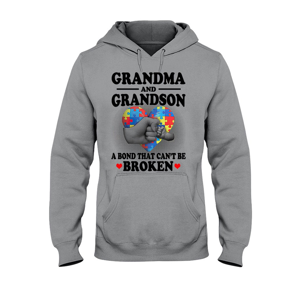 Grandma And Grandson  - Autism Awareness T-shirt And Hoodie 062021