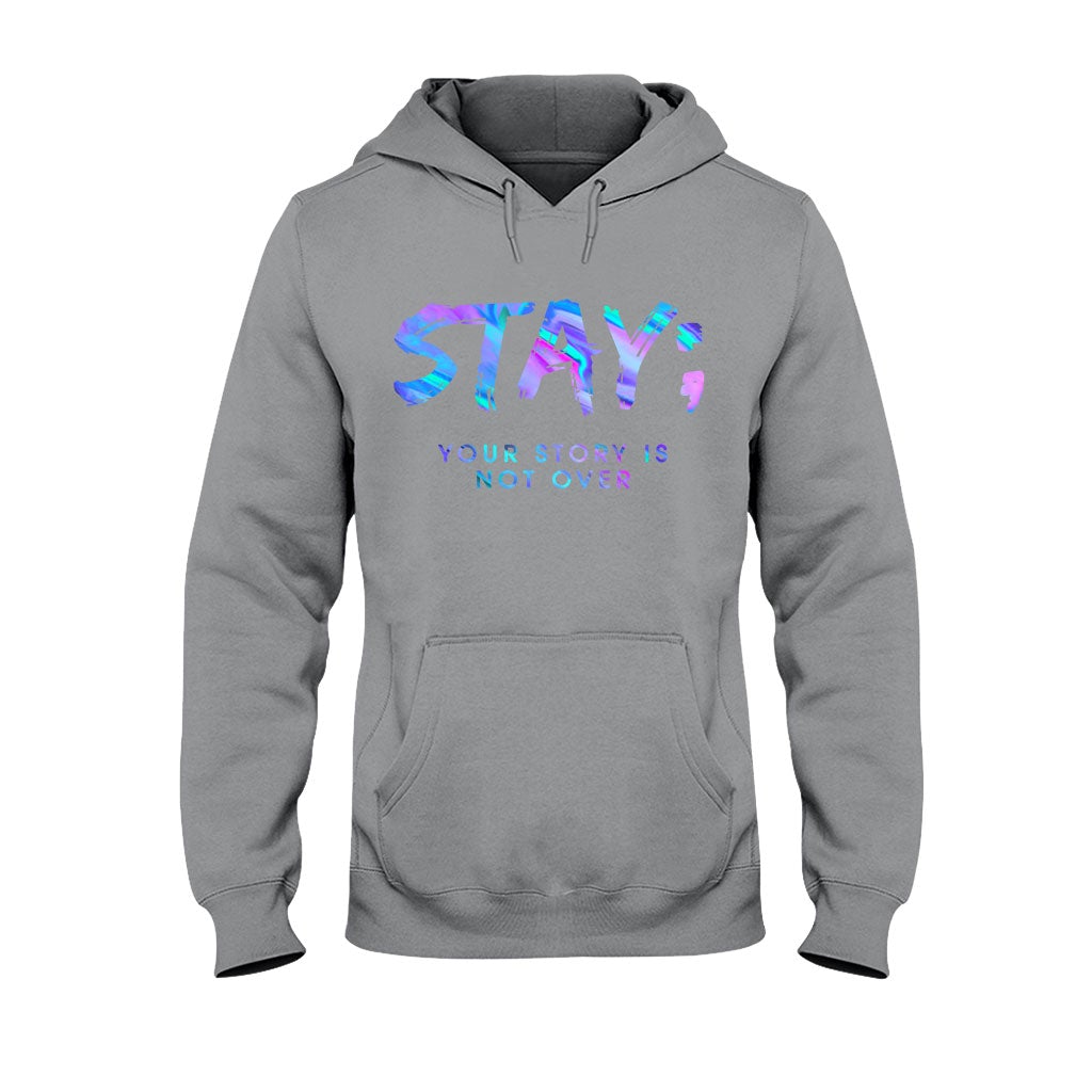 Stay - Suicide Prevention T-shirt And Hoodie 062021