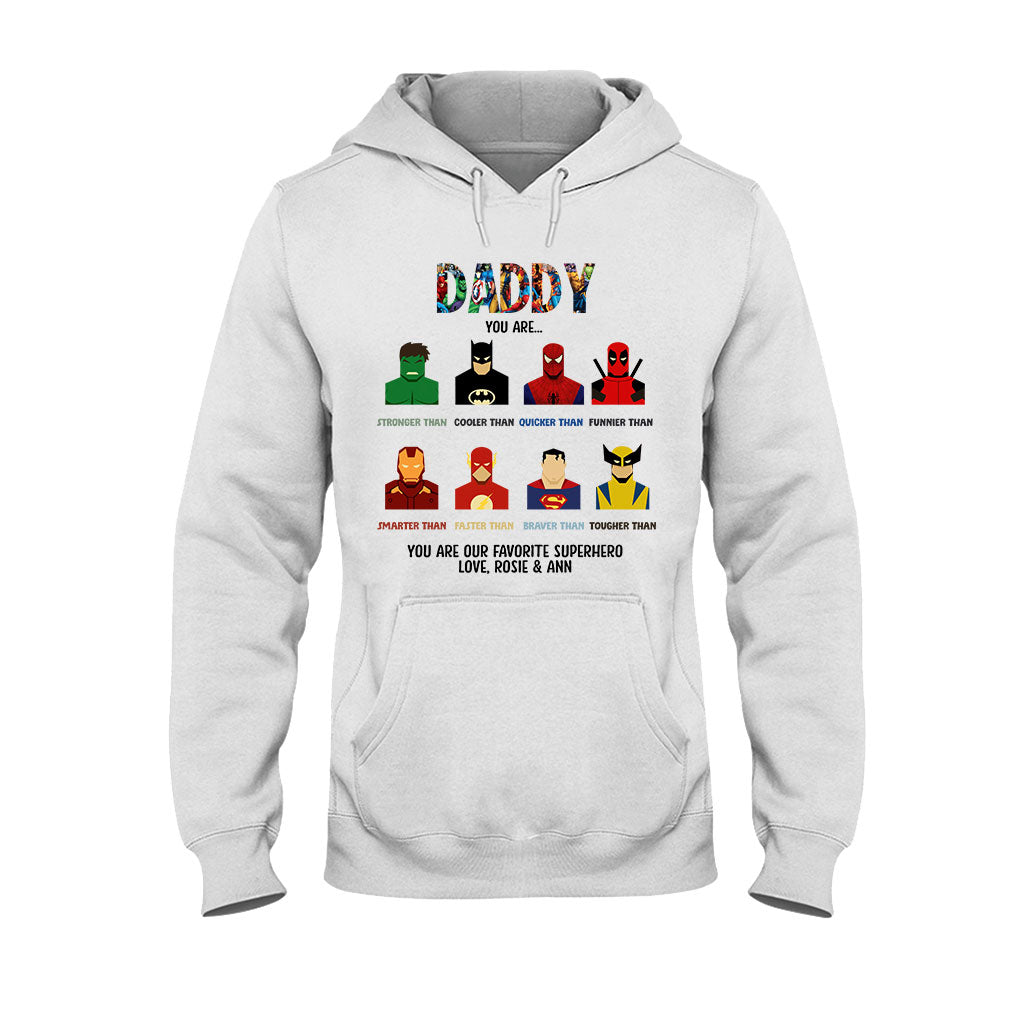 You Are Our Favorite Superhero - Personalized Father T-shirt and Hoodie