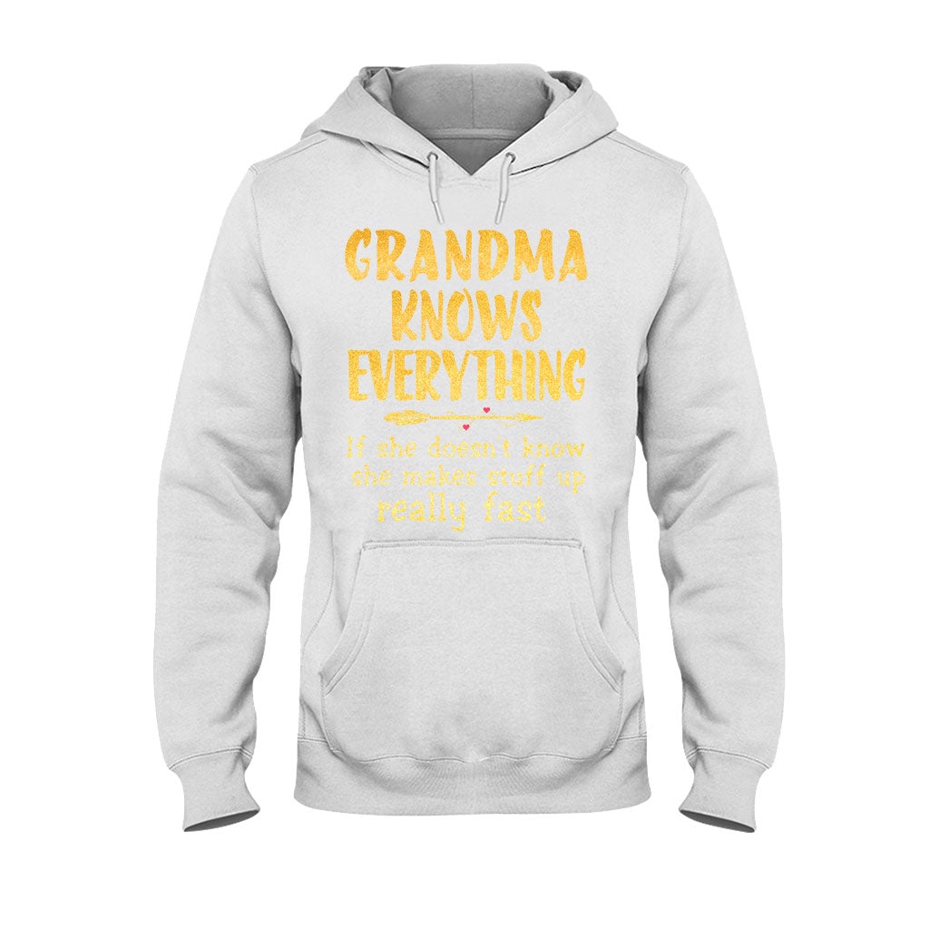 Grandma Knows Everything  T-shirt And Hoodie 072021