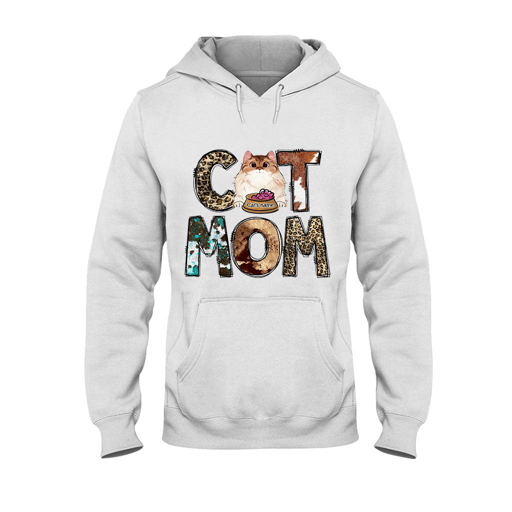 Cat Mom - Personalized Mother's Day Father's Day T-shirt and Hoodie