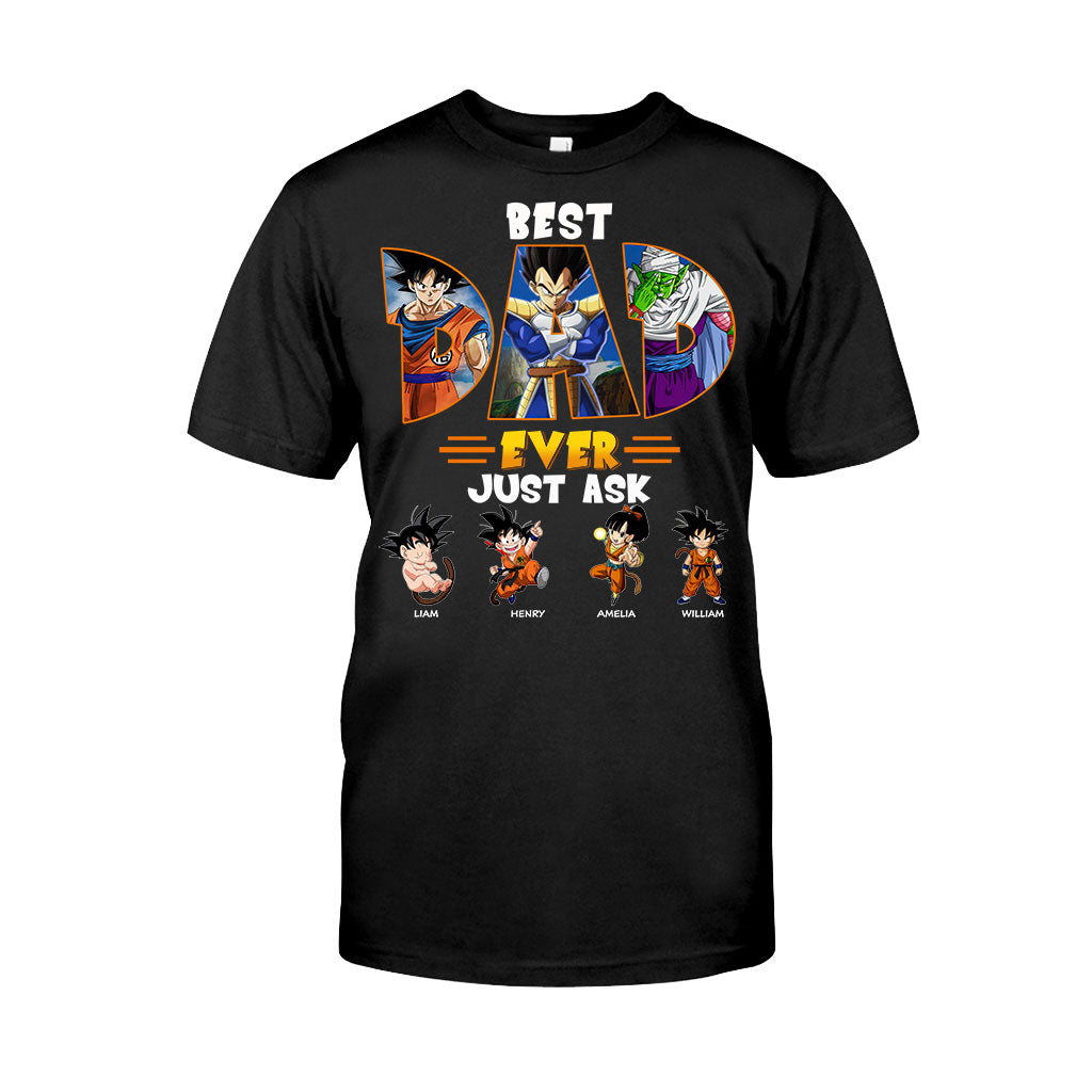 Best Dad Ever - Personalized Seven Balls T-shirt and Hoodie
