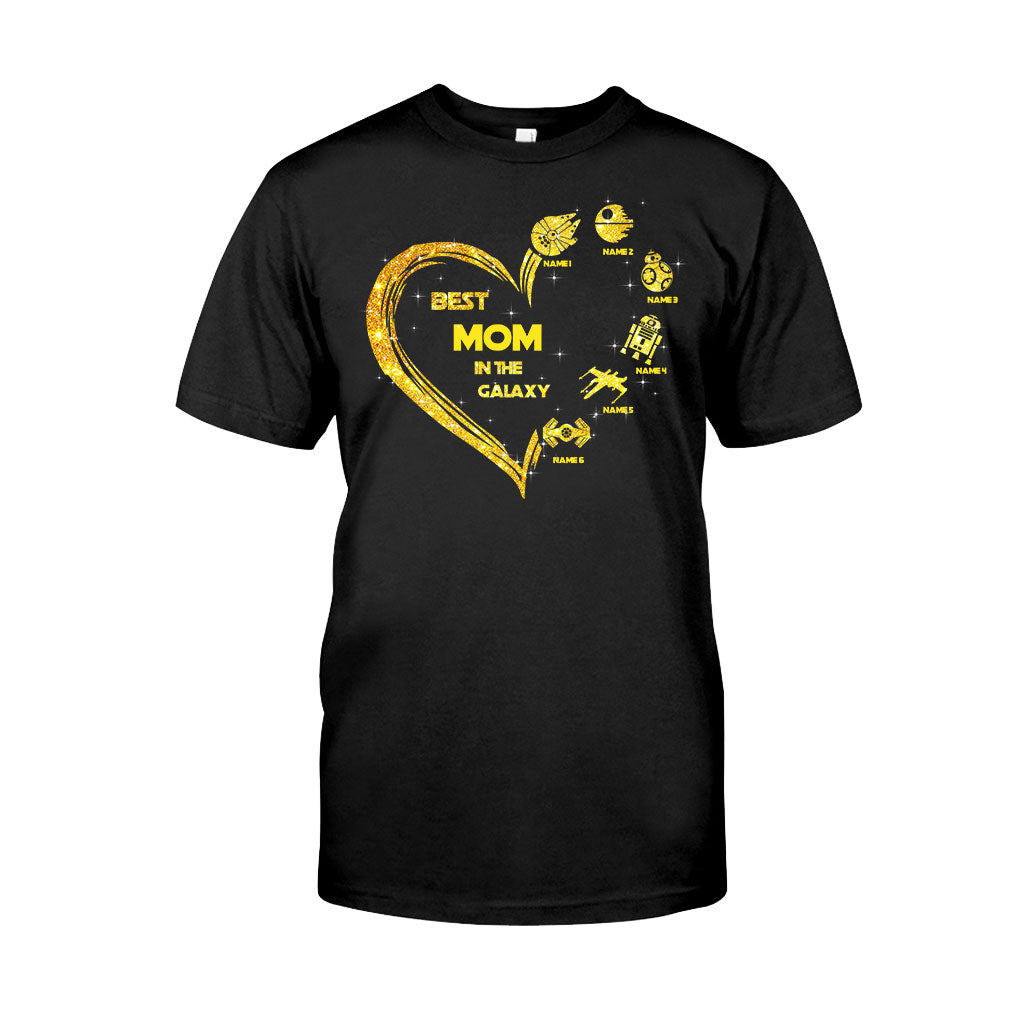 Best Mom In The Galaxy - Personalized Mother's Day The Force T-shirt and Hoodie