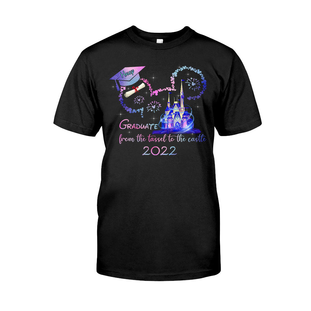 From The Tassel To The Castle - Personalized Graduation T-shirt and Hoodie