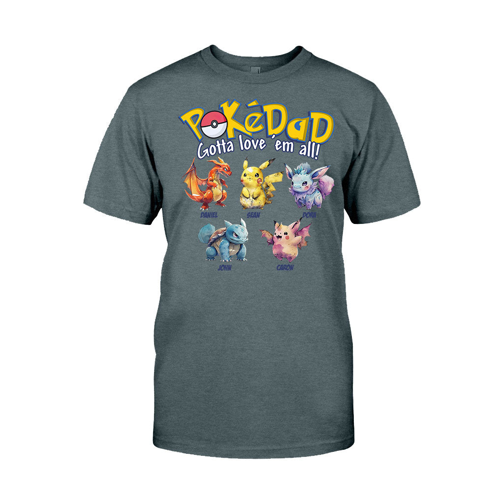 PokéDad PokéMom - Personalized Monster Trainer T-shirt and Hoodie