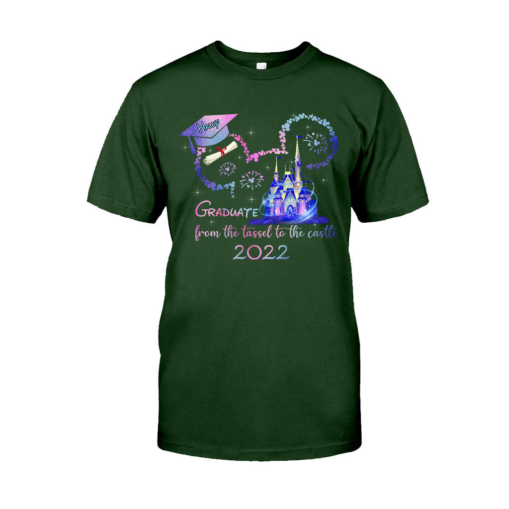 From The Tassel To The Castle - Personalized Graduation T-shirt and Hoodie