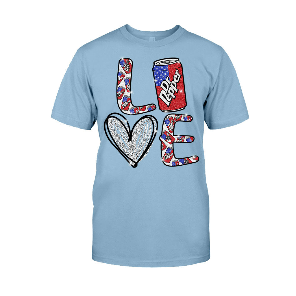 Love Summer Patriotic Texas Drink T-shirt and Hoodie