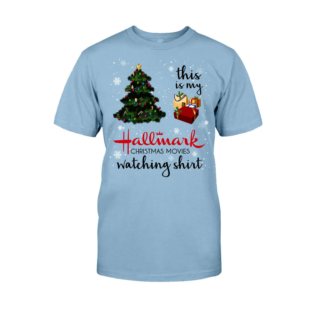 This Is My Hallmark Christmas Movies Watching  - Personalized Christmas T-shirt and Hoodie