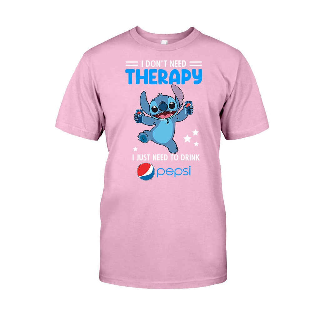 I Don't Need Therapy - Personalized Blue Soft Drink T-shirt and Hoodie